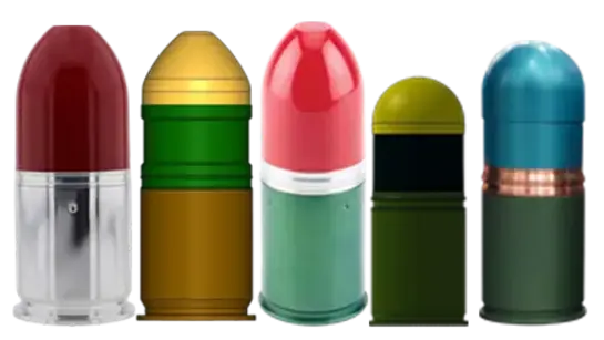 High-explosive grenade ammunition of launcher