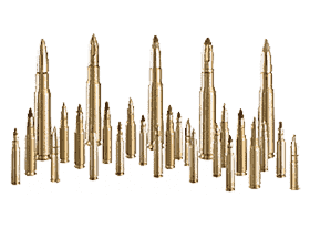 9 mm 7.62 mm ammunitions and guns with pistol and smg