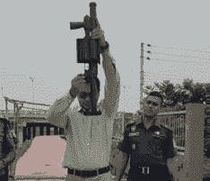 anti riot gun and tear gas cartridges test