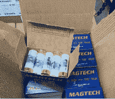 rubber ball and lead shot cartridges